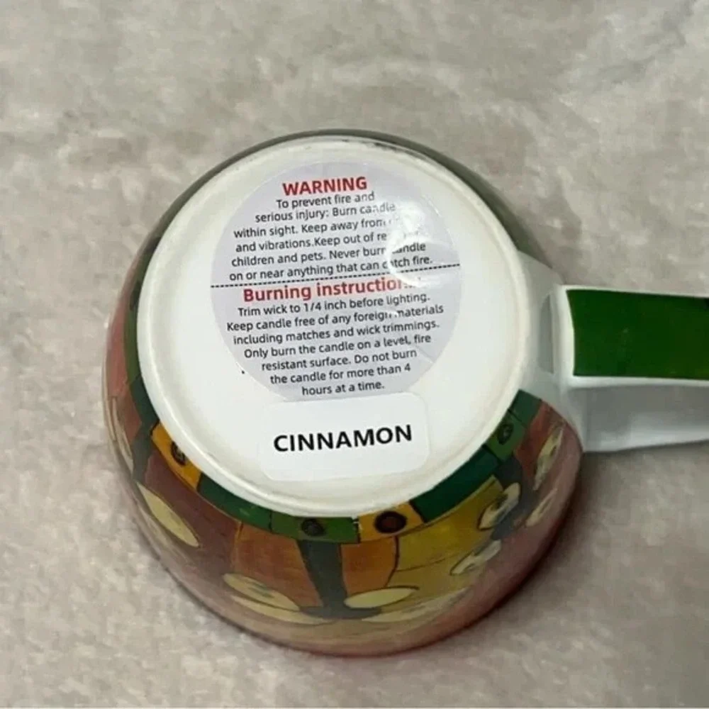 Handmade Mug Candle Cinnamon Scented Christian Gift Scripture Psalm 16:9 B41